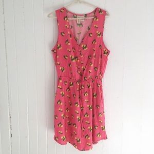 Mimi Chica Wome’’s Sleeveless Lemon Print Sundress